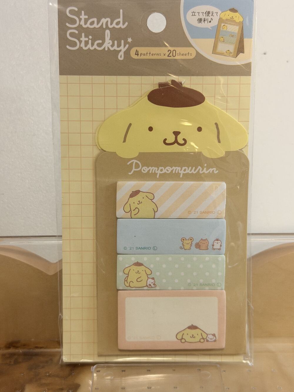 #POM-479 Pompom Sticky Note Tab Desk Tent